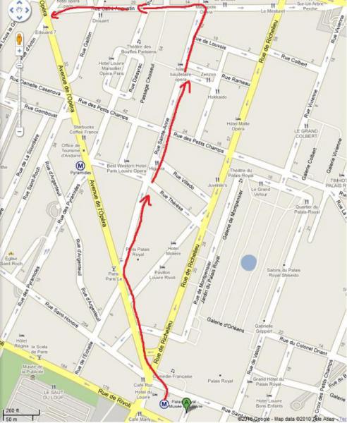 【パリ】　10月23日　　オペラ日本レストラン街お掃除　【告知】画像