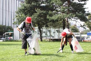 9/13 大通公園100周年コラボおそうじ！画像