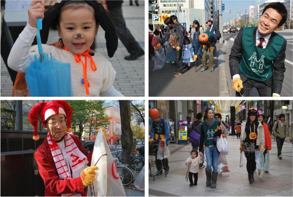 10/29 創成川公園ハロウィンパーティ 仮装おそうじパレード 終わりました★画像