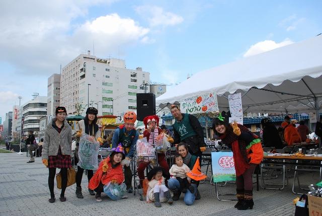 10/29 創成川公園ハロウィンパーティ 仮装おそうじパレード 終わりました★画像