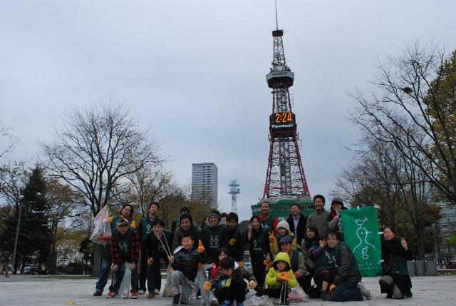 【レポート】札幌チーム&times;GAKU-MCライブツアーコラボそうじ画像