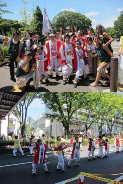 原宿表参道元氣祭スーパーよさこい2日目そうじ編画像