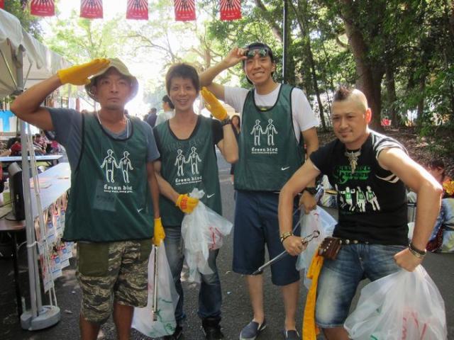 原宿表参道元氣祭スーパーよさこい2日目そうじ編画像