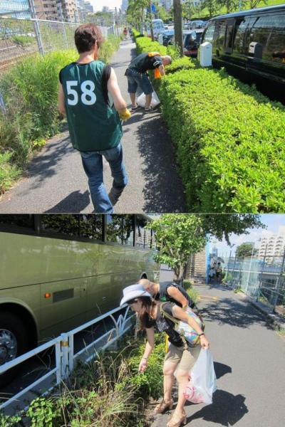 原宿表参道元氣祭スーパーよさこい2日目そうじ編画像