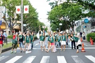 原宿表参道スーパーよさこい &times; green birdコラボそうじ！画像