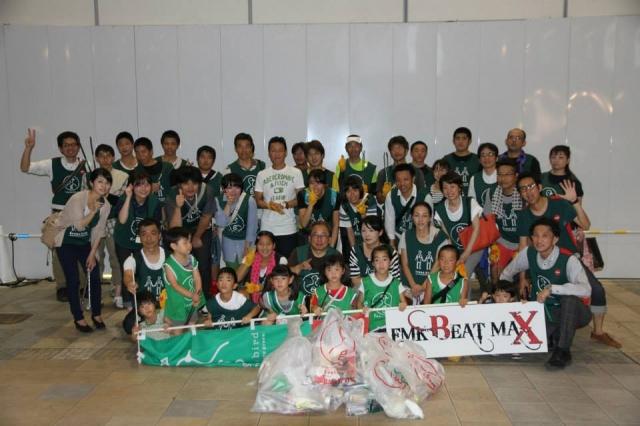 FMK BEAT MAX &times; greenbird熊本 コラボそうじ画像