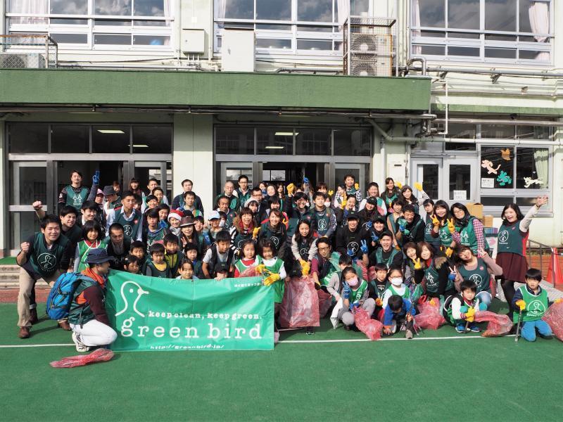 表参道クリスマスお掃除画像