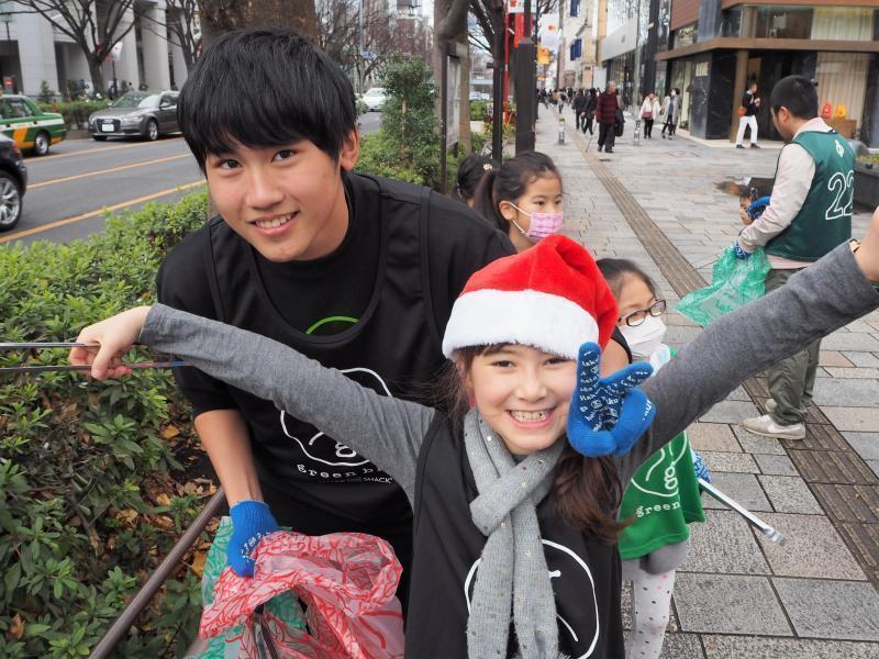 表参道クリスマスお掃除画像