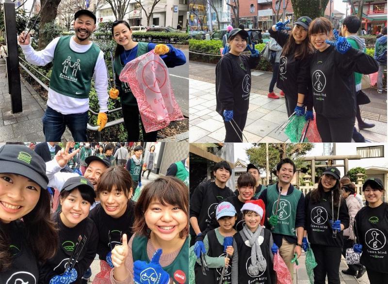 表参道クリスマスお掃除画像