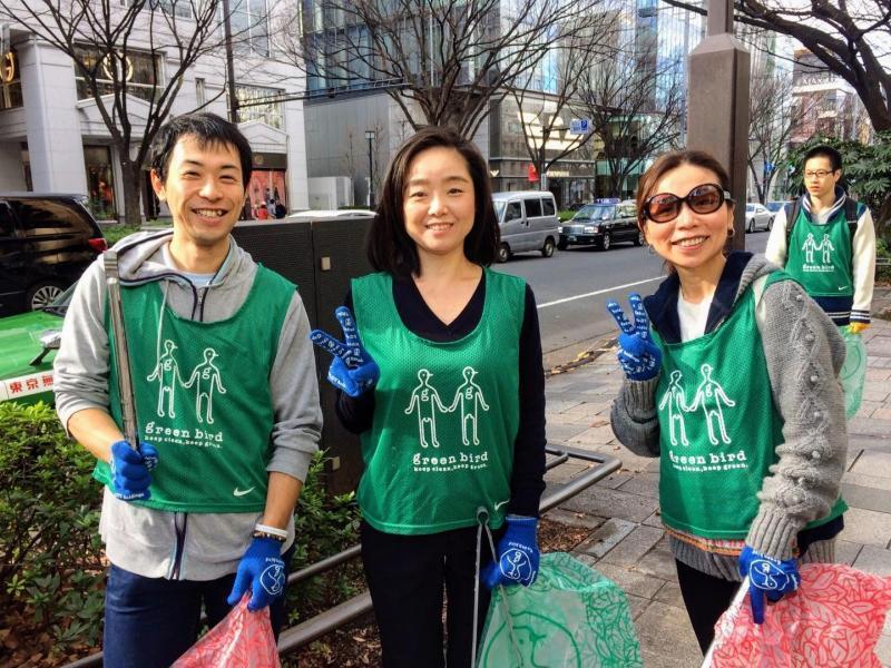 表参道クリスマスお掃除画像