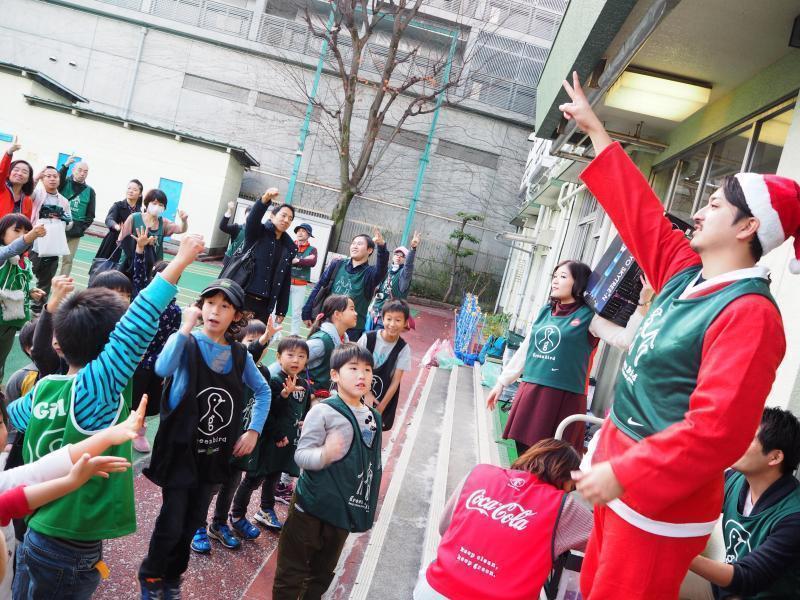 表参道クリスマスお掃除画像