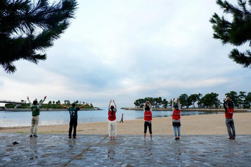 【姫路】ごみゼロ ラジオ体操モーニングおそうじ画像