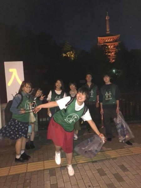 高幡不動定例お掃除画像