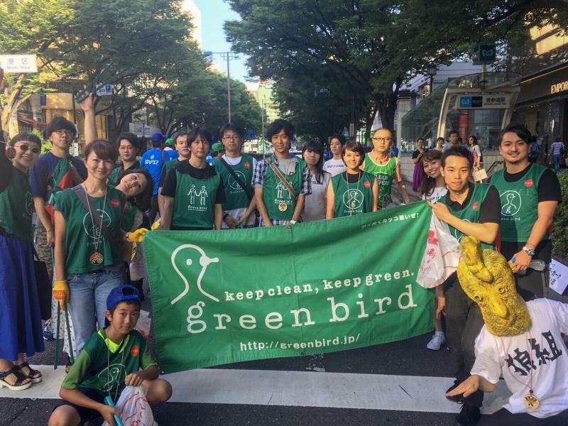 「原宿表参道元氣祭スーパーよさこい2018」コラボそうじ！画像