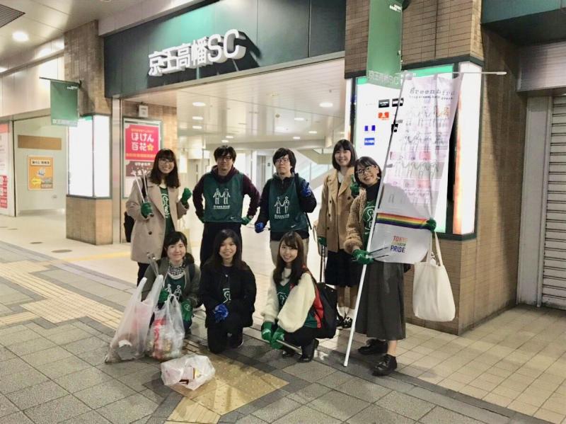 高幡不動定例お掃除画像