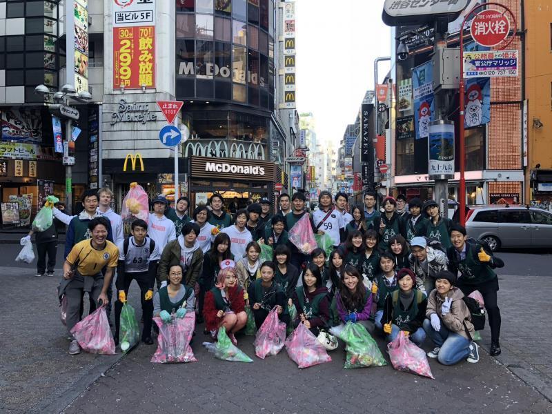 渋谷チーム新年一発目朝そうじ+新年会画像