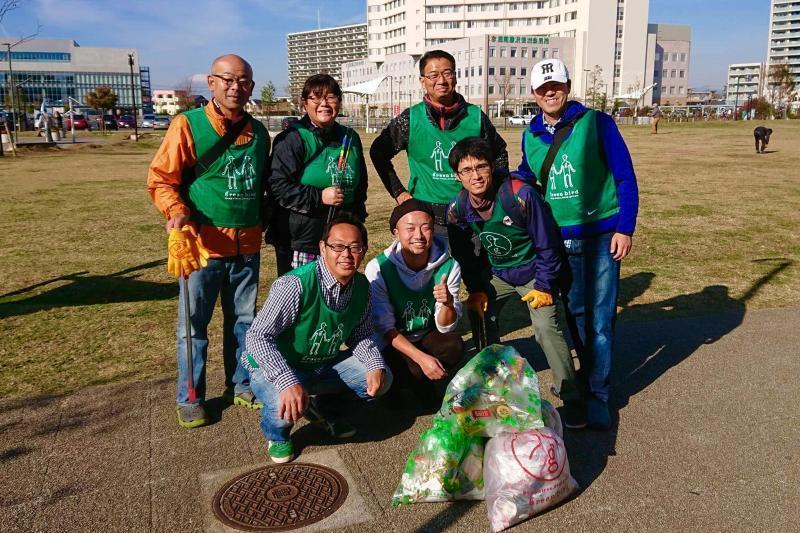 辻堂チーム3月の定例ゴミ拾い画像