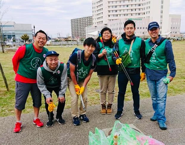 辻堂チーム3月の定例ゴミ拾い画像