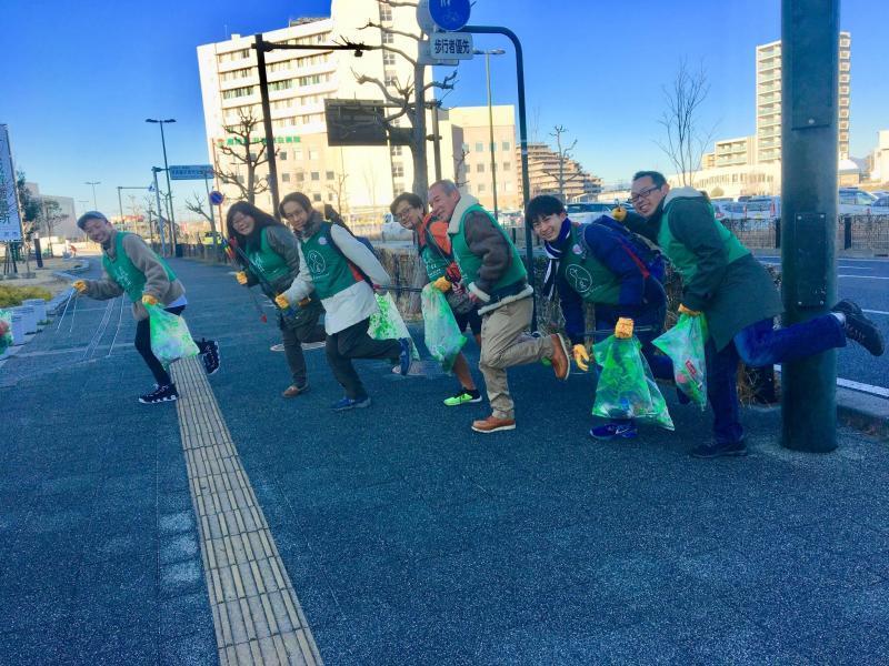 辻堂チーム4月の定例ゴミ拾い画像