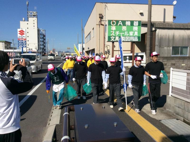 今年もやります！桜マラソン応援そうじ！！画像