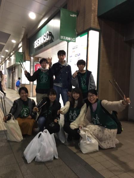 高幡不動定例お掃除画像