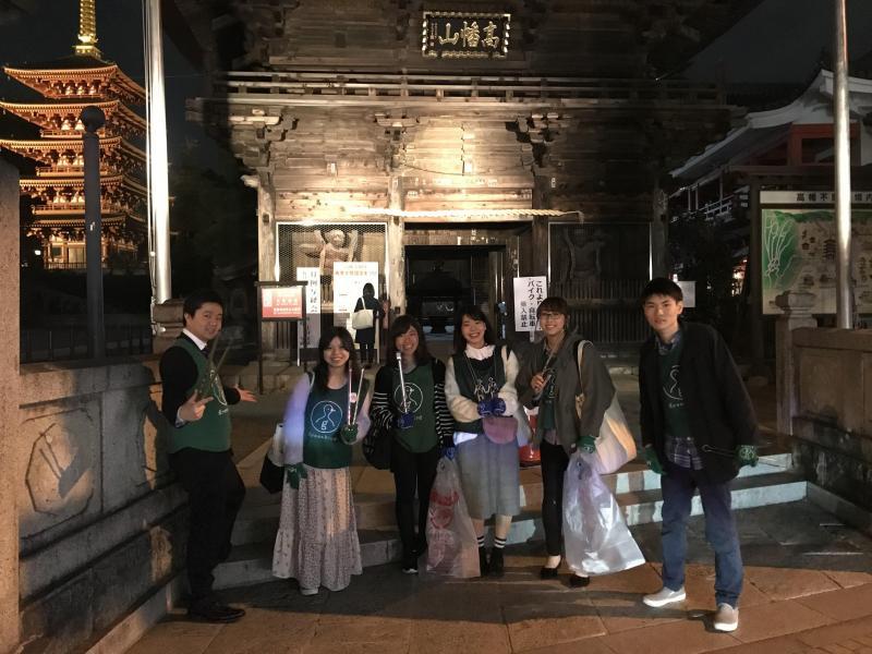 高幡不動定例お掃除画像