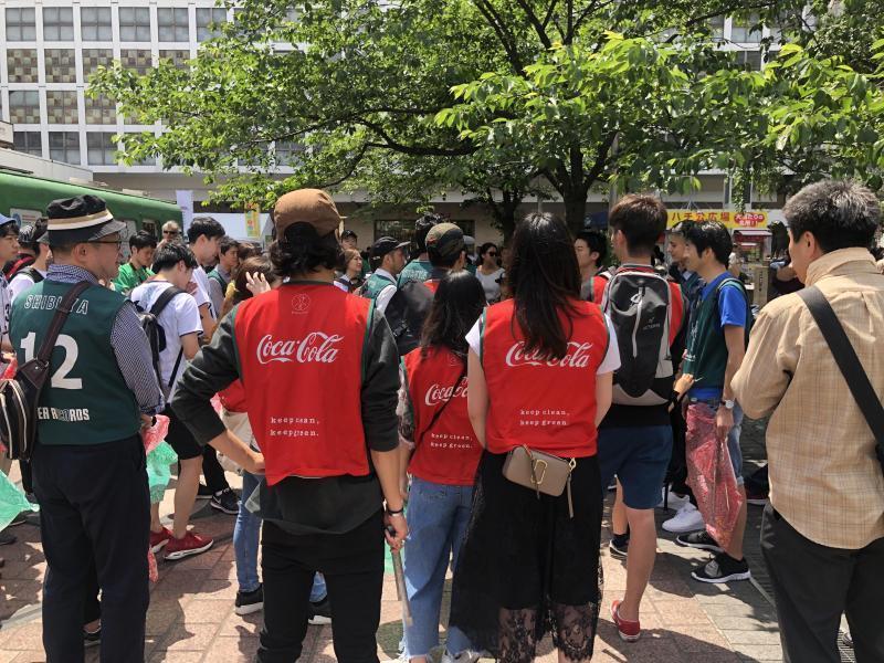 530weekコラボ ごみゼロそうじ@渋谷画像