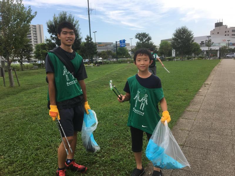 辻堂チーム9月の定例ゴミ拾い画像