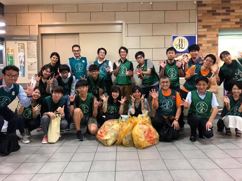 高幡不動定例お掃除画像