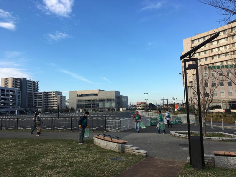 10月の辻堂チーム定例ゴミ拾い画像