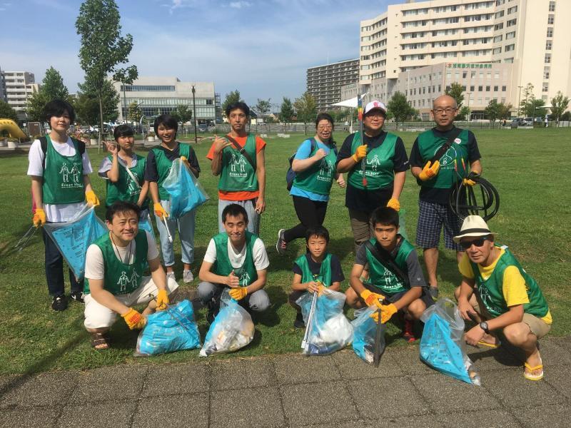 辻堂チーム活動再開！定例ゴミ拾い画像