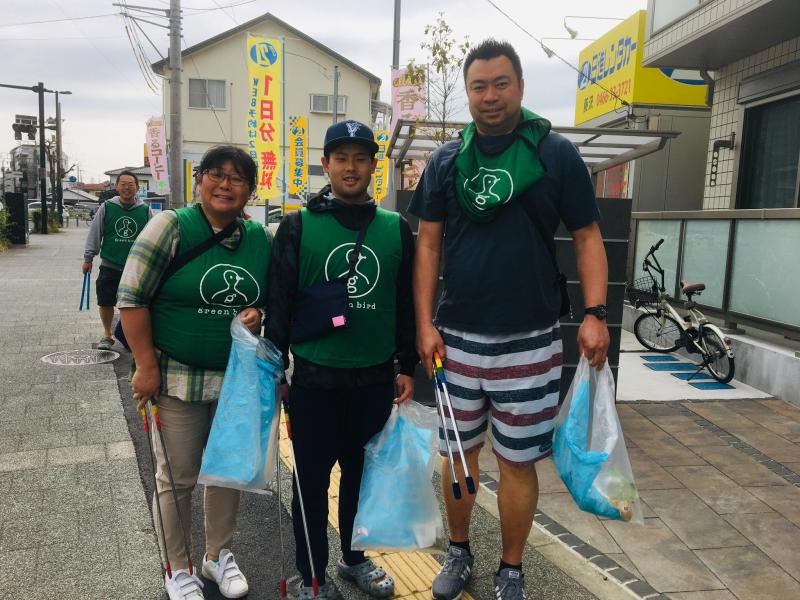 辻堂チーム活動再開！定例ゴミ拾い画像