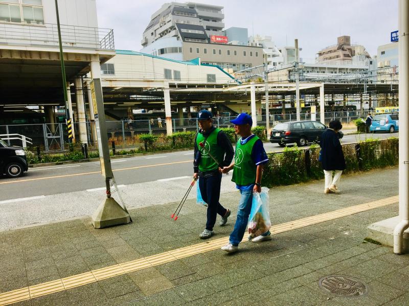 辻堂チーム活動再開！定例ゴミ拾い画像