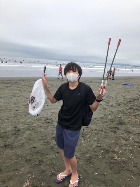 湘南海岸！江の島片瀬西浜でビーチクリーン！画像