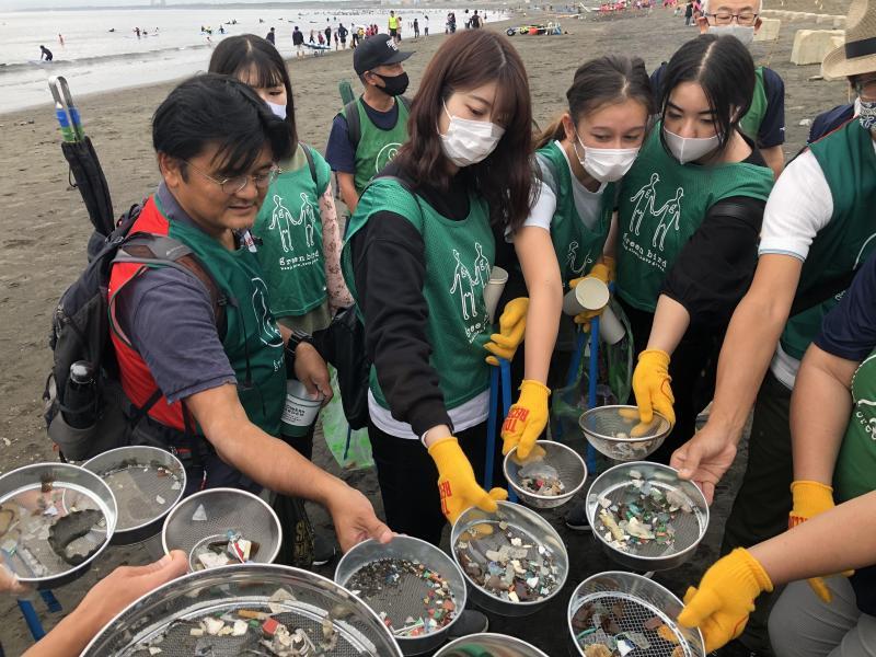湘南海岸！江の島片瀬西浜でビーチクリーン！画像