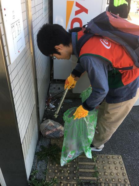 辻堂神台公園定例ゴミ拾い画像