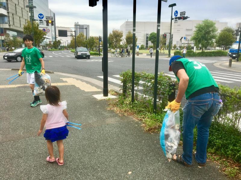辻堂神台公園定例ゴミ拾い画像