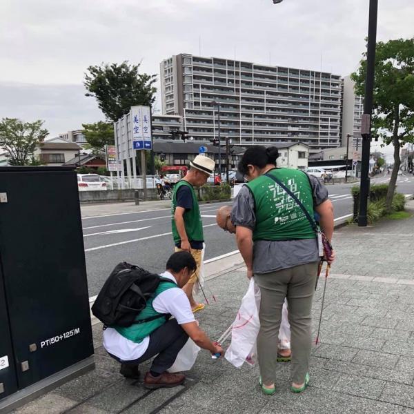 辻堂神台公園定例ゴミ拾い画像