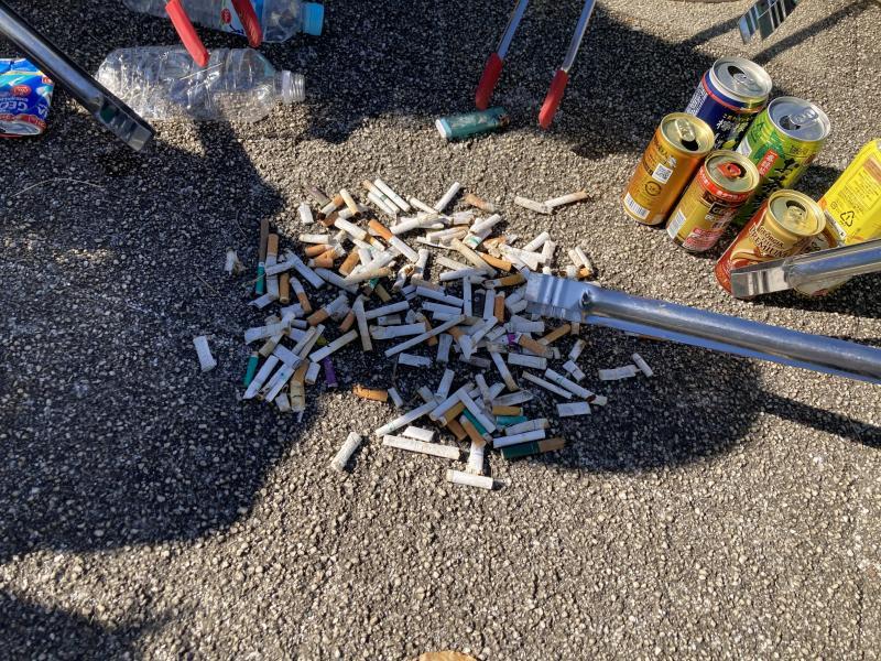 辻堂神台公園街ゴミ拾い画像