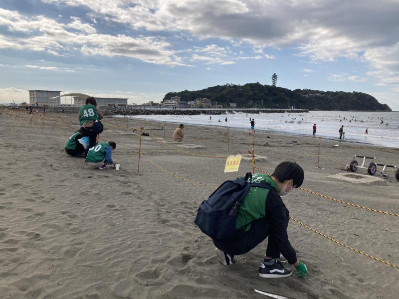 湘南海岸！江の島片瀬西浜でビーチクリーン！画像