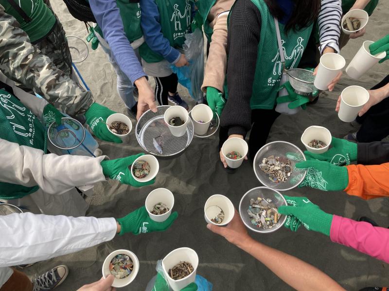 湘南海岸！江の島片瀬西浜でビーチクリーン！画像