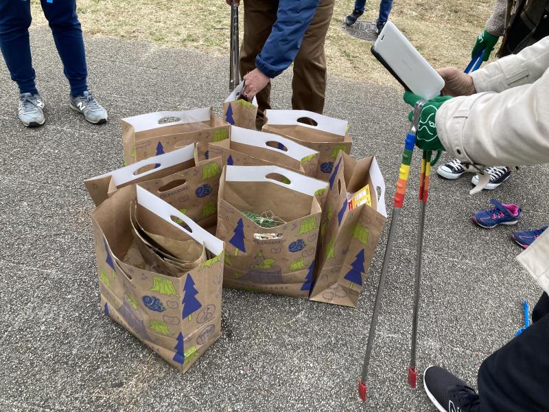 辻堂神台公園街ゴミ拾い画像