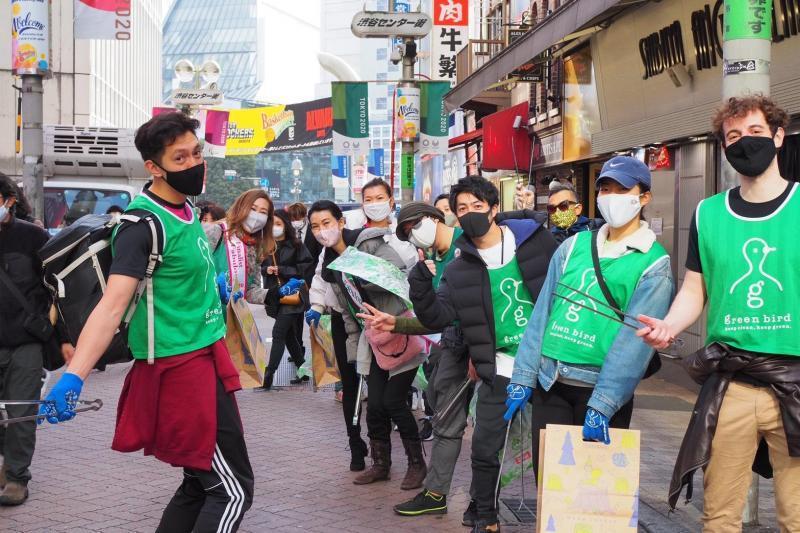 渋谷チーム朝そうじ画像