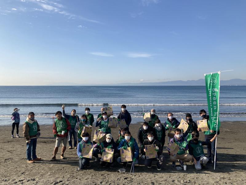 湘南海岸！江の島片瀬西浜海岸ビーチクリーン！画像