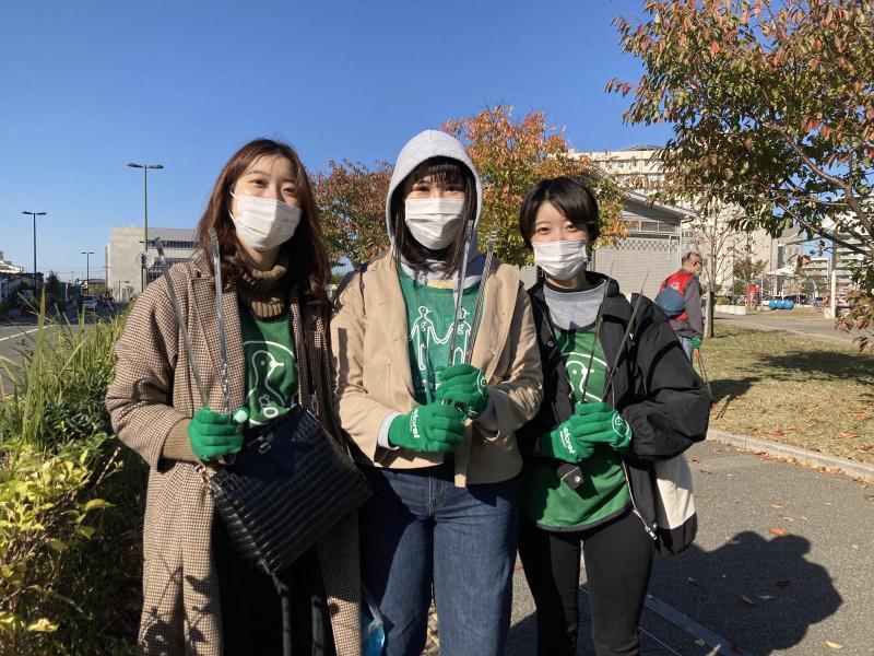 辻堂駅街ゴミ拾い画像