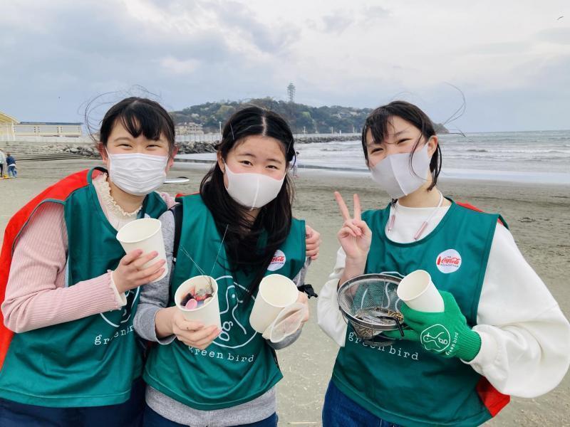 湘南！江の島片瀬西浜海岸ビーチクリーン！画像