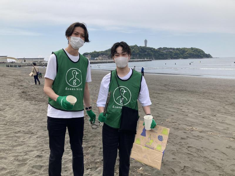 湘南！江の島片瀬西浜海岸ビーチクリーン！画像