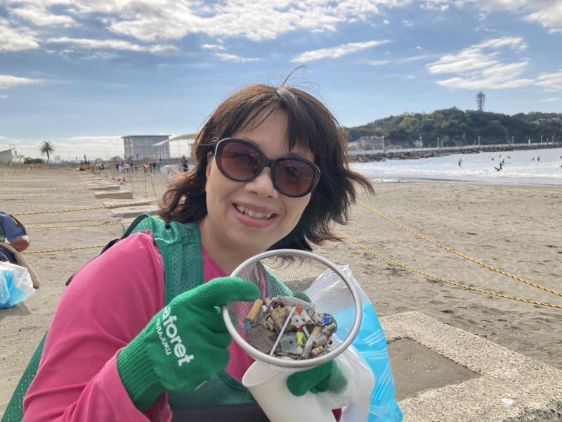湘南！江の島片瀬西浜海岸ビーチクリーン！画像