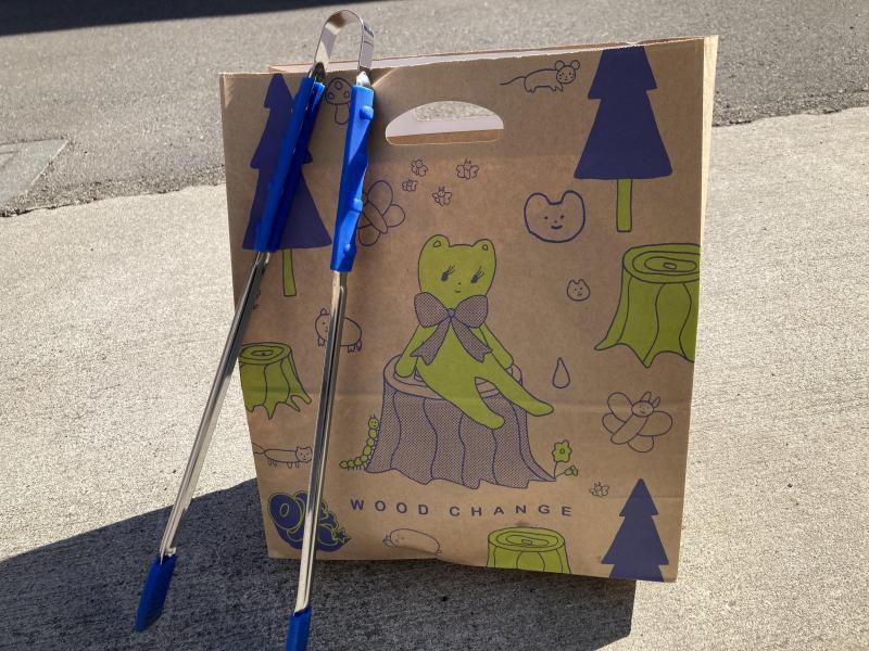 辻堂駅街ゴミ拾い画像