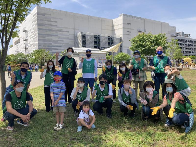 辻堂駅街ゴミ拾い画像